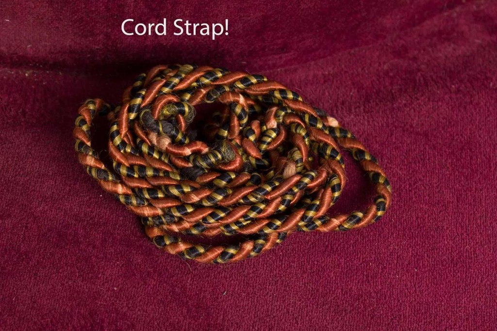 Cord use as a guitar strap