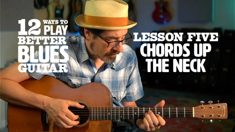 David Hamburger-12 Ways to play better blues guitar-#5 – Chords Up The Neck.00_00_09_27.Still001