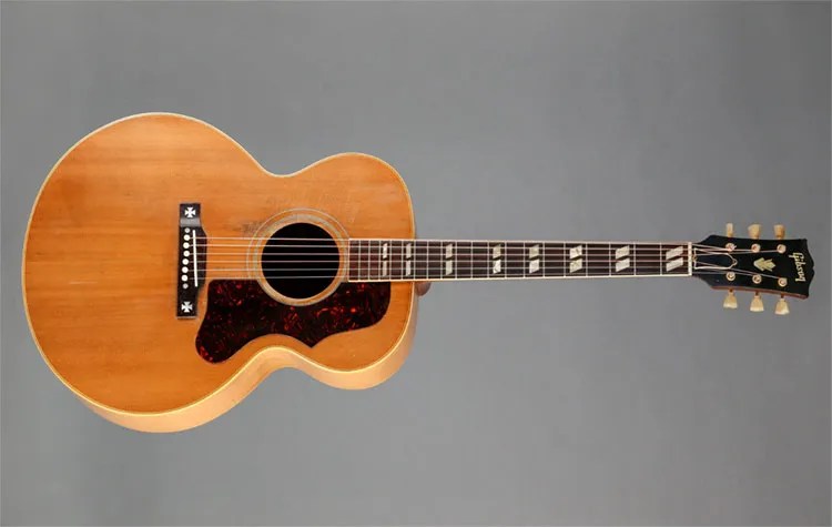 1956 Gibson J-185 jumbo acoustic guitar