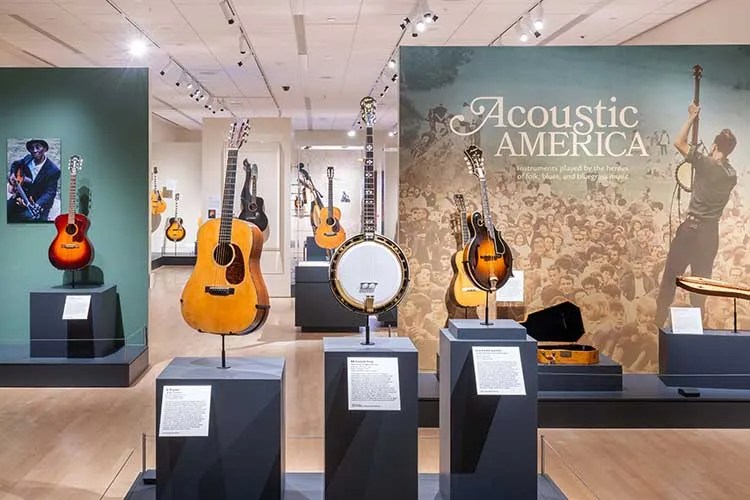 Acoustic America exhibit entrance at the Musical Instrument Museum