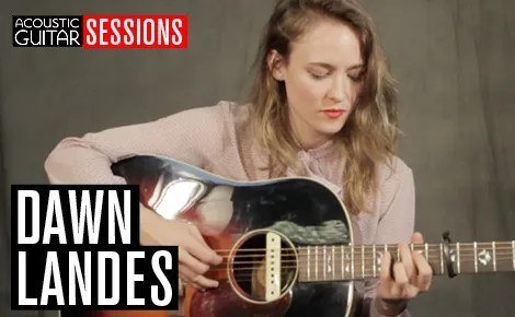 Brooklyn-based singer-songwriter Dawn Landes performs in the Acoustic Guitar studio