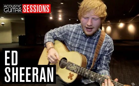 Outtake of Ed Sheeran from a live solo acoustic performance