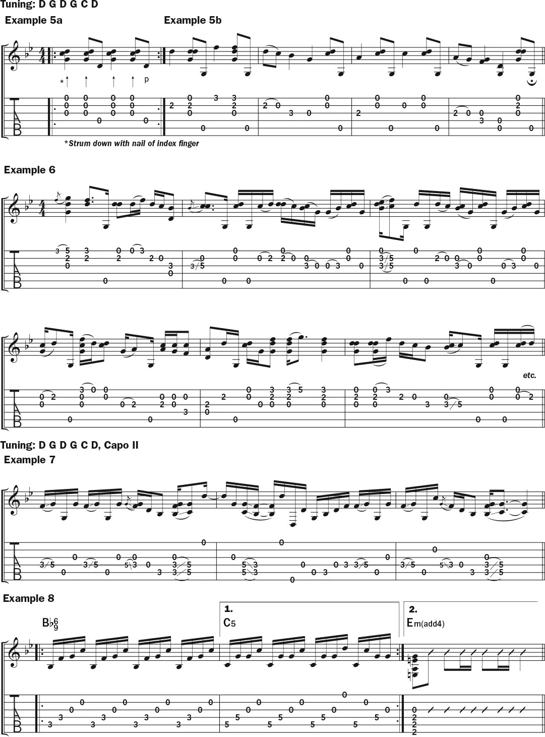 Molly Tuttle Right-Hand Techniques guitar lesson music notation sheet 1