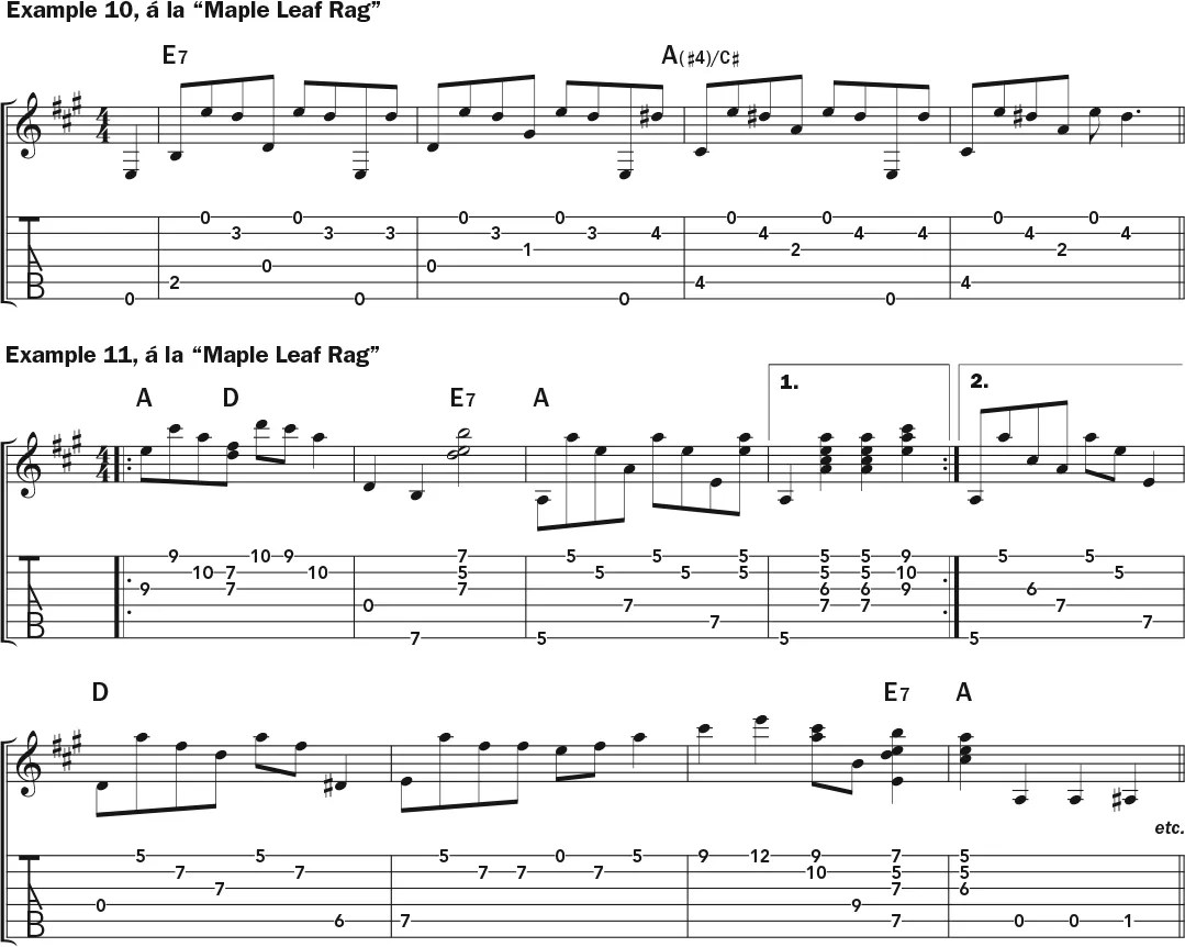 How to Play like Reverend Gary Davis guitar lesson music notation sheet 5