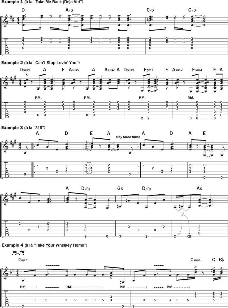 Eddie Van Halen acoustic guitar lesson music notation sheet 1