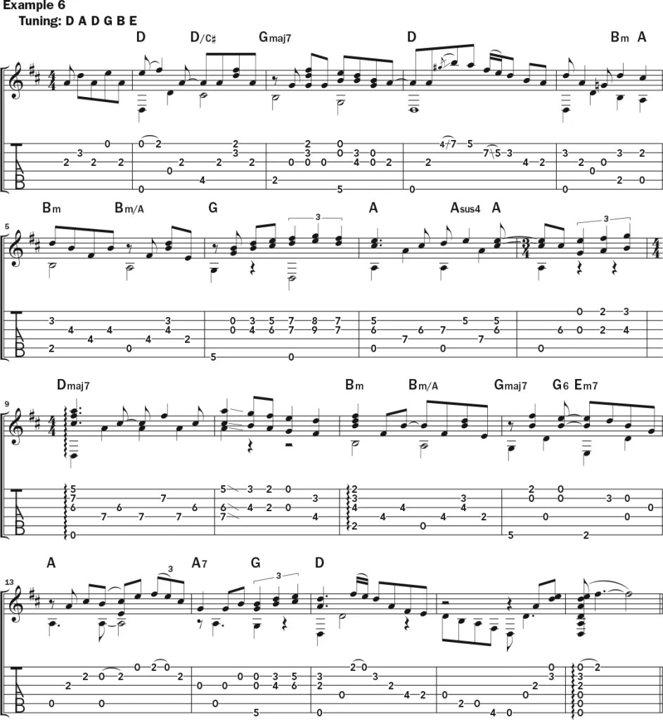 How to play like Happy Traum guitar lesson page 4