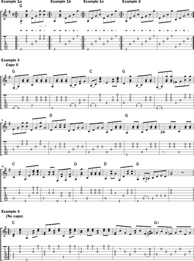 Norman Blake guitar lesson music notation sheet 1