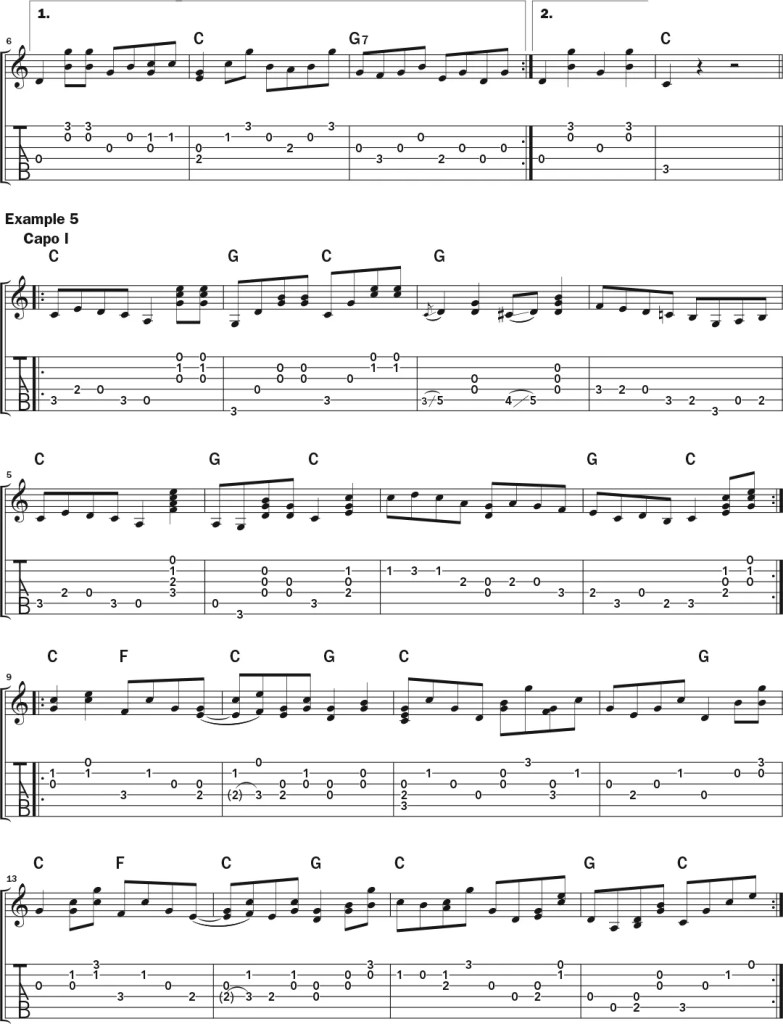 Norman Blake guitar lesson music notation sheet 2