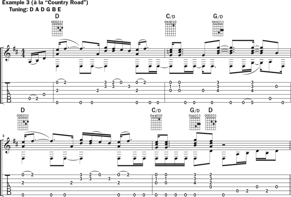 James Taylor guitar lesson music notation sheet 2