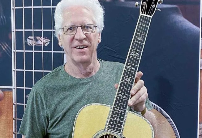 Dick Boak with guitar