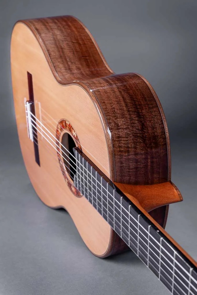 Greg Brandt Custom Concert Model angled view