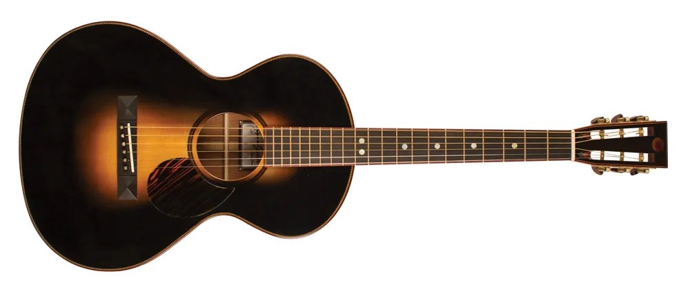 Big Hollow Plainsman Double 0 acoustic guitar.