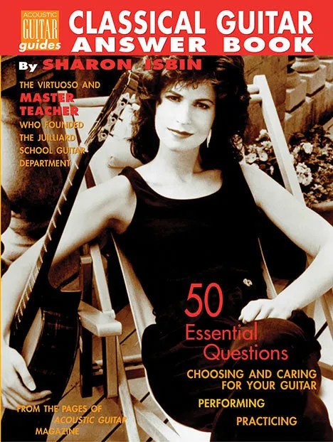 Sharon Isbin on the cover of her 'Classical Guitar Answer Book'