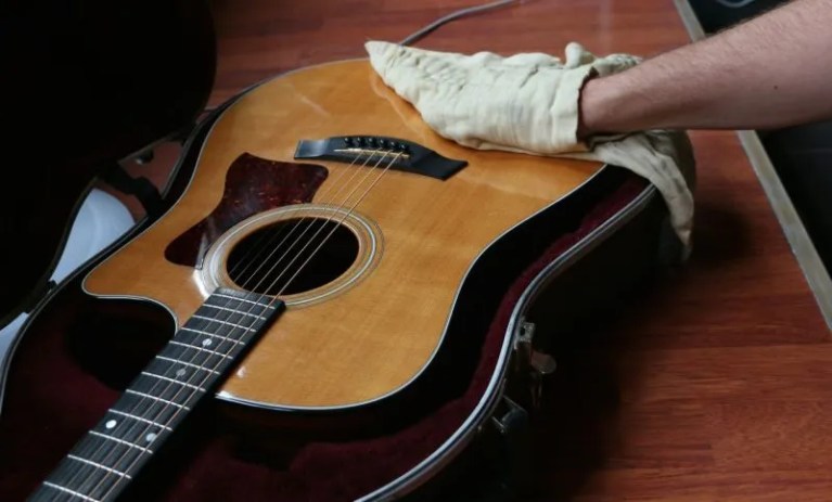 DIY acoustic guitar maintenance