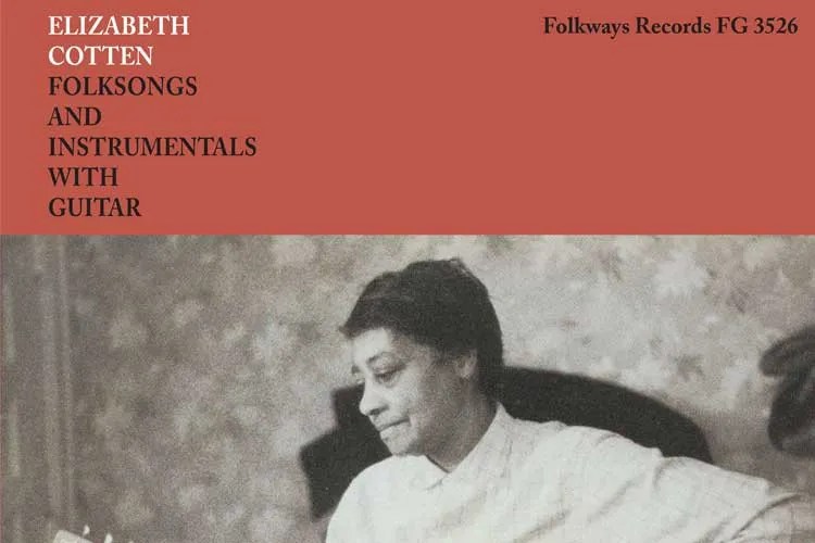 Cover artwork from Elizabeth Cotten 's 'Folksongs and Instrumentals with Guitar'