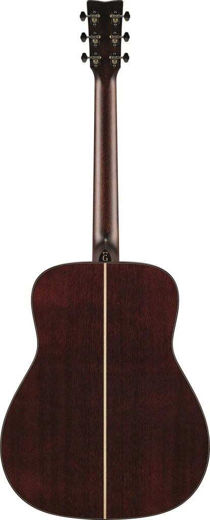 Yamaha FG9 Mahogany acoustic guitar back