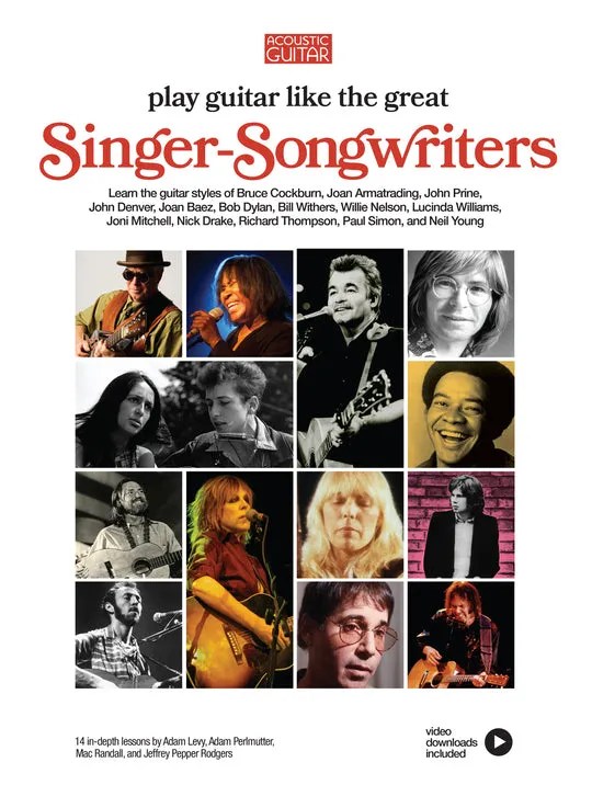 Book cover for play guitar like the great singer-songwriters