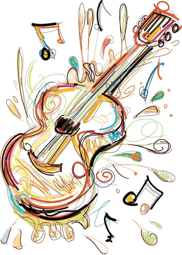 guitar illustration