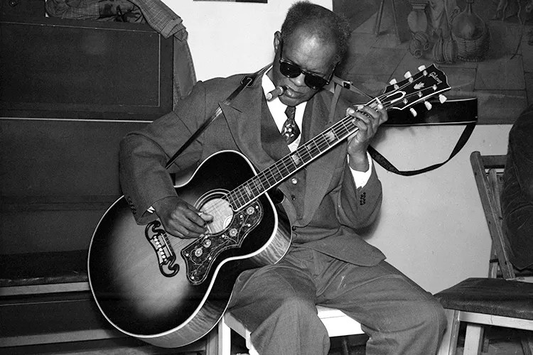 Rev Gary Davis courtesy of Ronald D. Cohen Collection #20239, Southern Folklife Collection, The Wilson Library, University of North Carolina at Chapel Hill