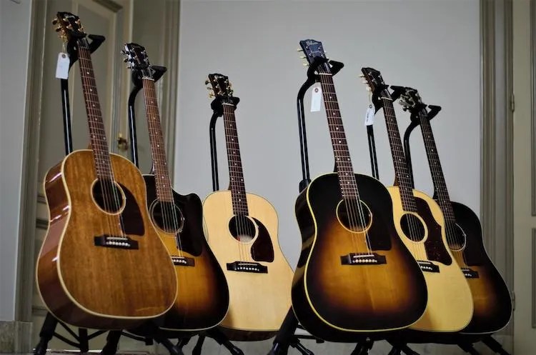 acoustic guitars