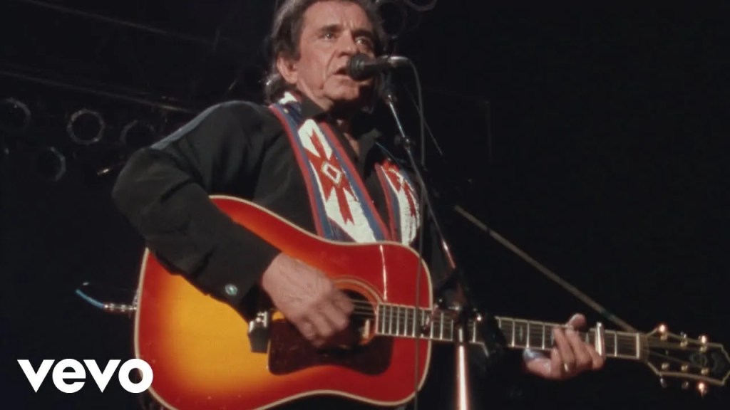 johnny cash acoustic guitar live