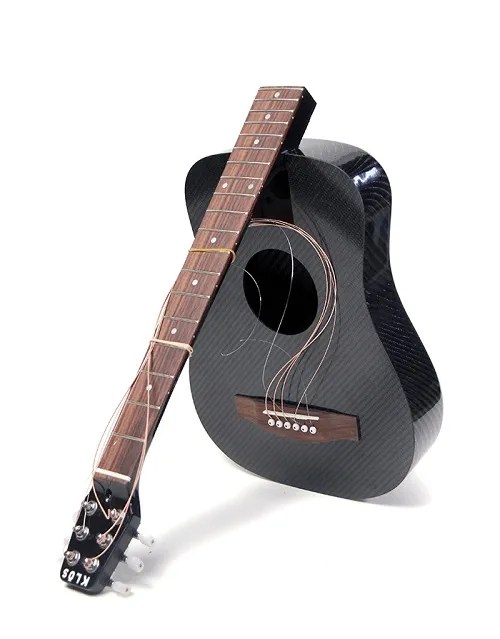 KLOS acoustic-electric travel guitar