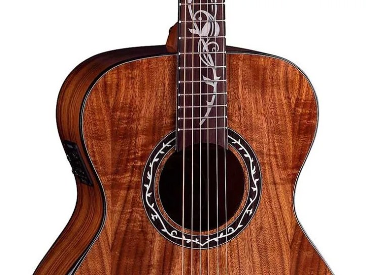 Luna Koa Bevel Folk acoustic guitar