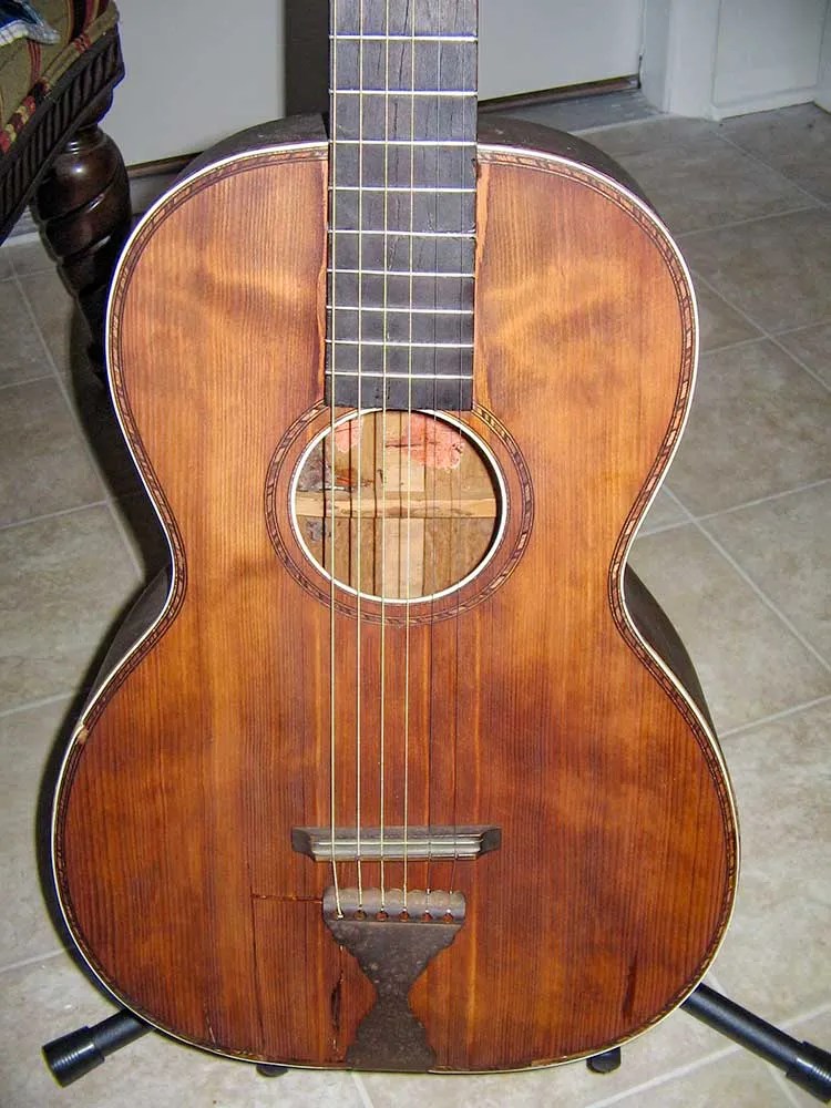 Lyon and Healy Lakeside parlor guitar from the early 20th Century