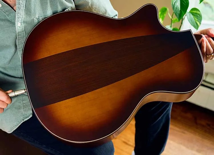 Martin-GPCE-INCEPTION-maple-acoustic- guitar-back