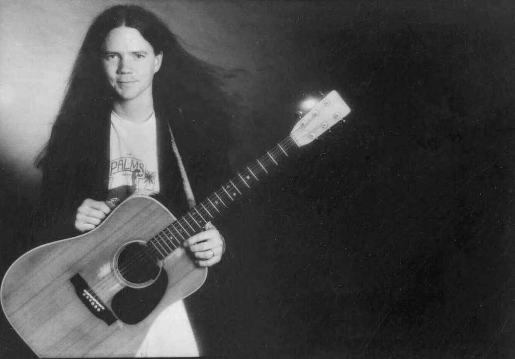 Michael Hedges with guitar