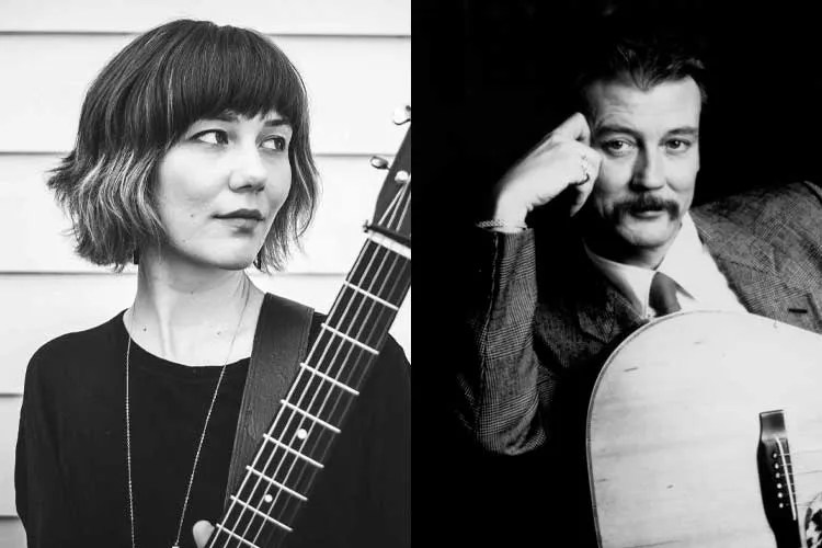 Acoustic guitarists Molly Tuttle and Tony Rice