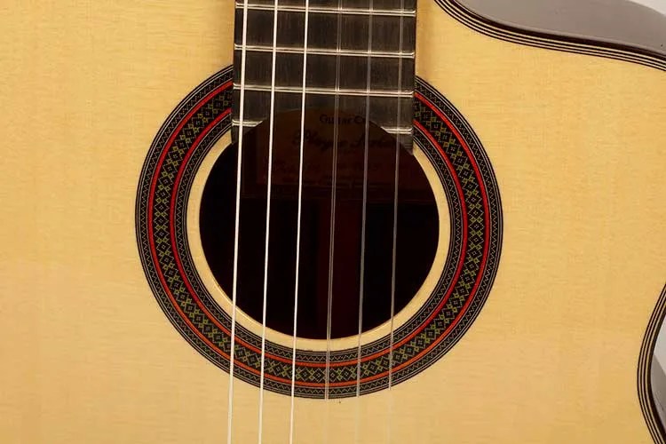 New World Guitars P640S FS Nylon-String Guitar soundhole