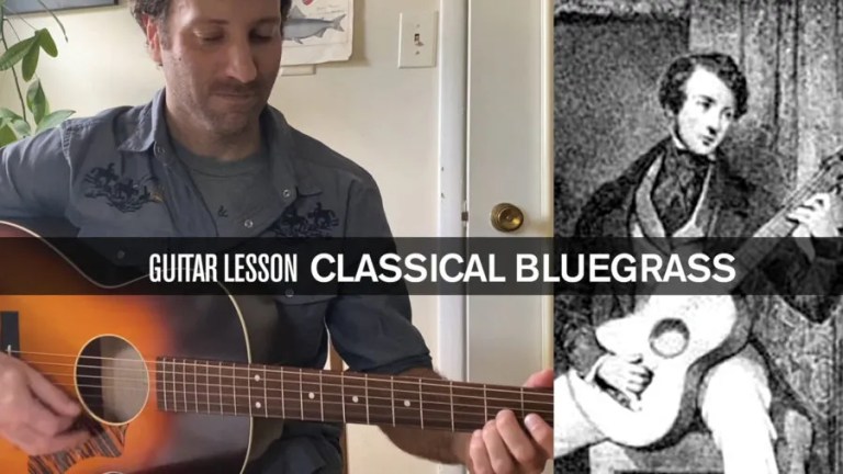 pickin guitar lesson classical bluegrass