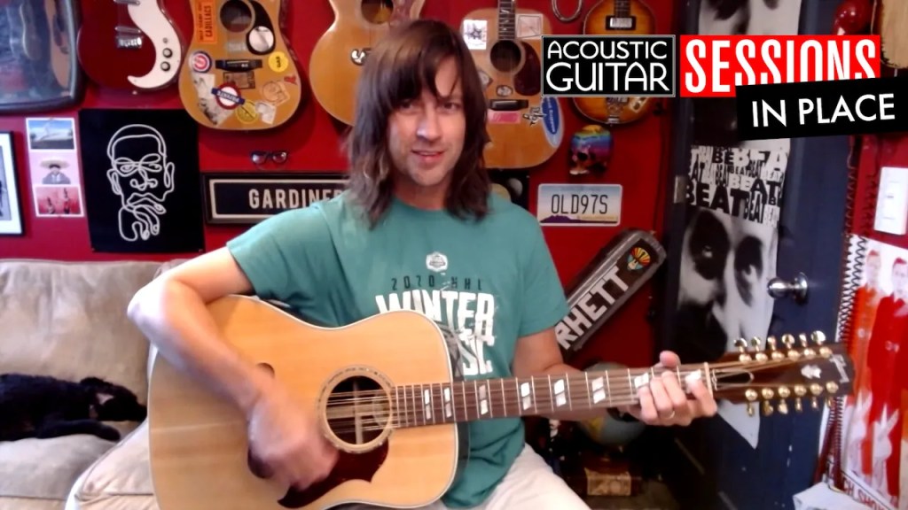 Guitarist Rhett Miller plays his Gibson Songwriter acoustic in an outtake from his Acoustic Guitar Session in Place