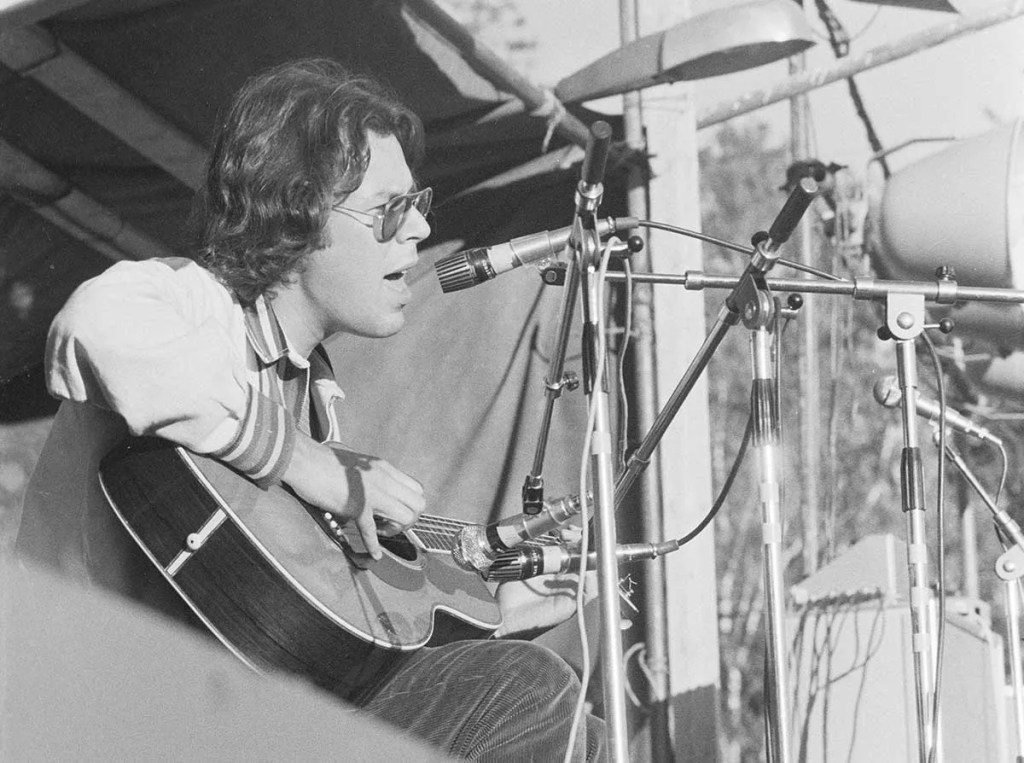 Stefan Grossman performing with his 1930 Martin OM-45 in 1971 at Ruisrock in Finland.