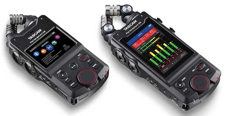 Tascam Portacapture X6 and X8 handheld recorders