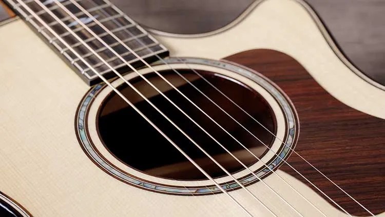 Taylor 814ce Builder’s Edition soundhole closeup