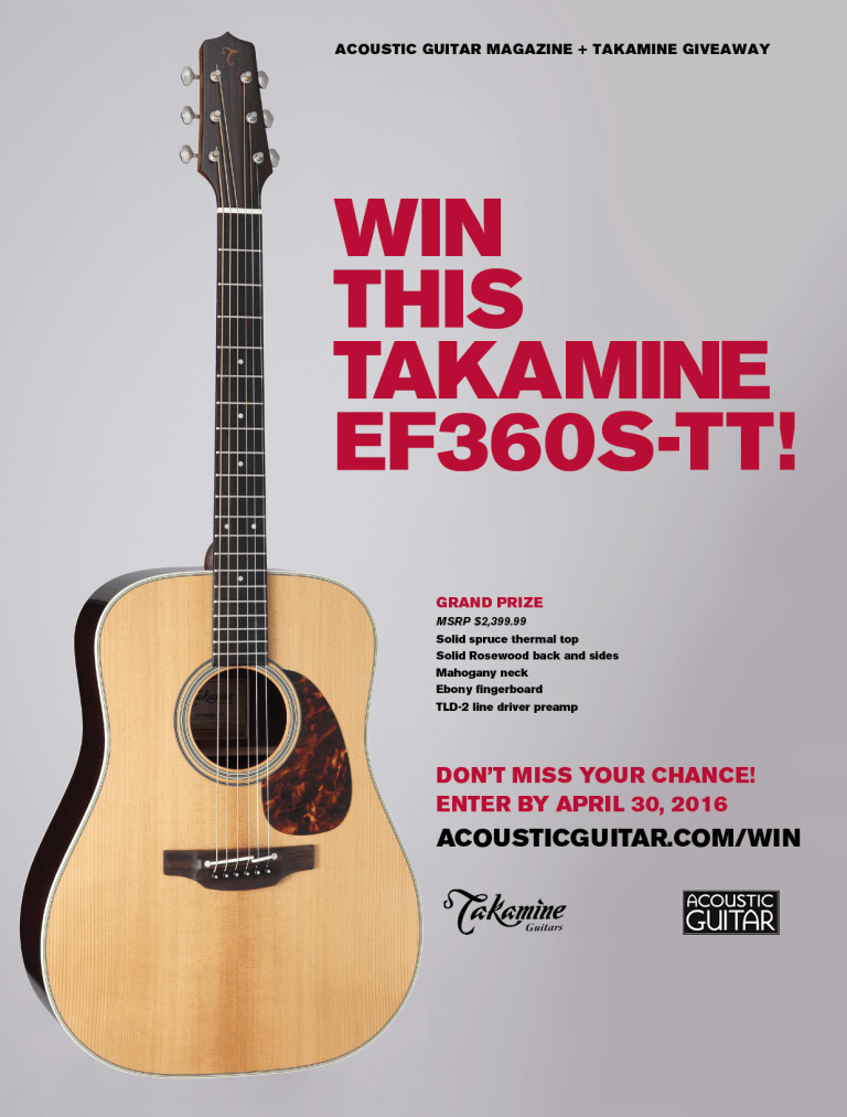 Takamine Giveaway AD16